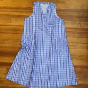 Miss Look Lavender Plaid Dress Size 3XL
